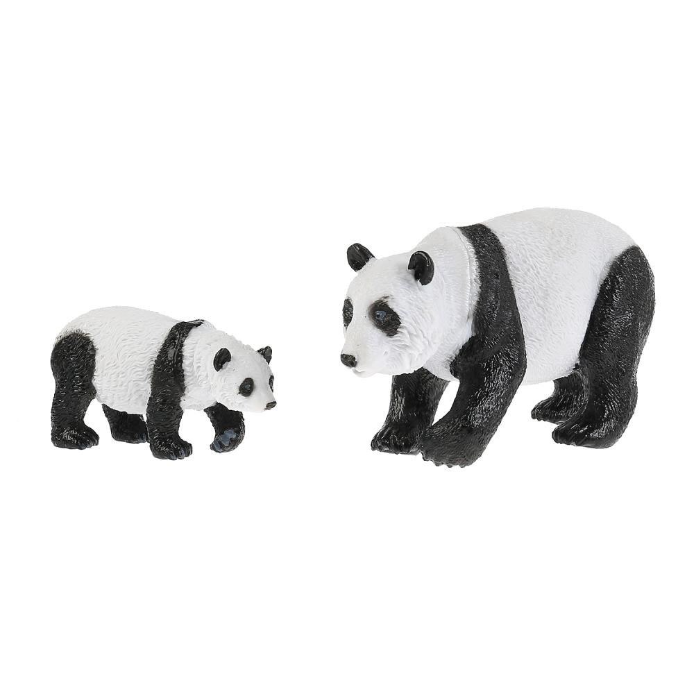 Игровой набор Рассказы о животных – Животные Мамы и малыши, панда и детеныш  